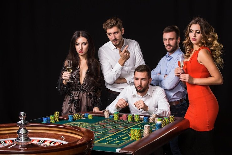AduQ card game table layout on sbobet live with dealer and betting zones